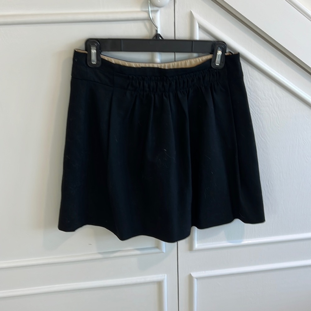 J. Crew wool black skirt